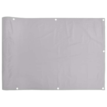 vidaXL Balkon-Sichtschutz Grau 500x90 cm PVC