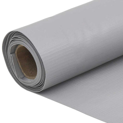 vidaXL Balkon-Sichtschutz Grau 500x90 cm PVC