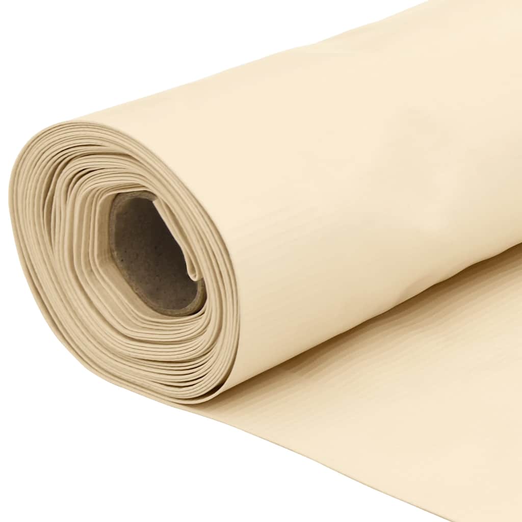 vidaXL Balkon-Sichtschutz Creme 600x90 cm PVC