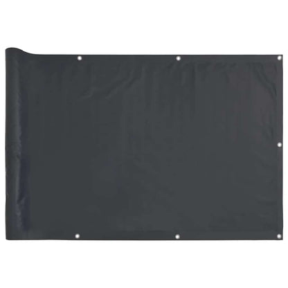 vidaXL Balkon-Sichtschutz Anthrazit 600x120 cm PVC