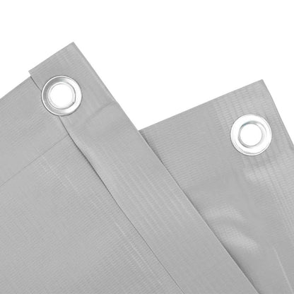 vidaXL Balkon-Sichtschutz Grau 400x120 cm PVC