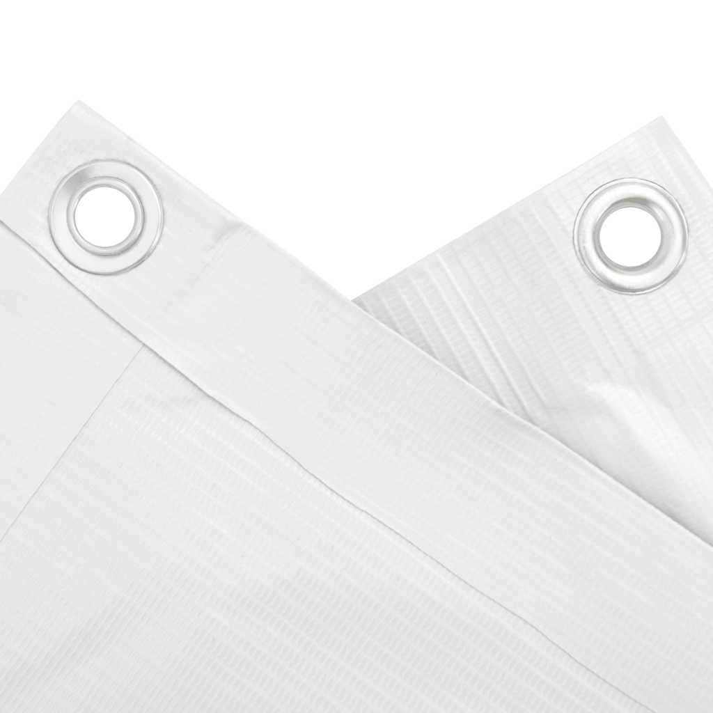 vidaXL Balkon-Sichtschutz Weiß 500x120 cm PVC