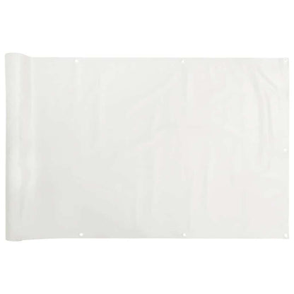 vidaXL Brise-vue de balcon blanc 1000x120 cm PVC
