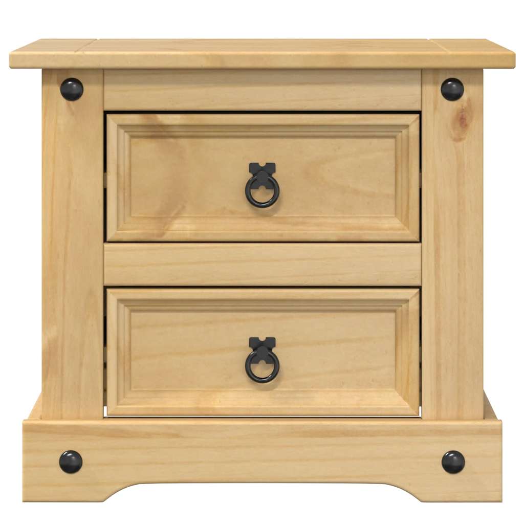 vidaXL Nachttisch Corona 53x39x47 cm Massivholz Kiefer