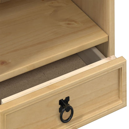 vidaXL Meuble CD Corona 40x30x110 cm pin massif