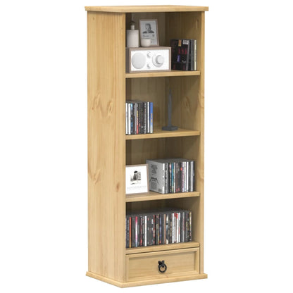 vidaXL Meuble CD Corona 40x30x110 cm pin massif