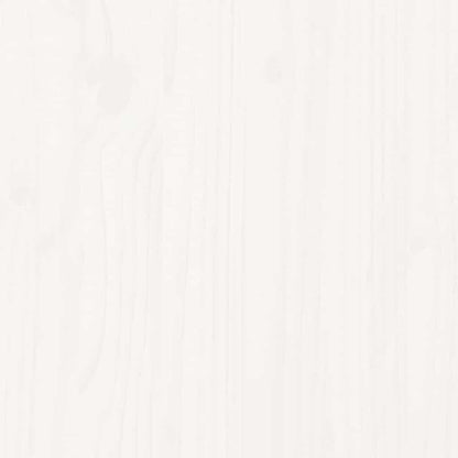 7-tlg. Garten-Lounge-Set Weiß Massivholz Kiefer