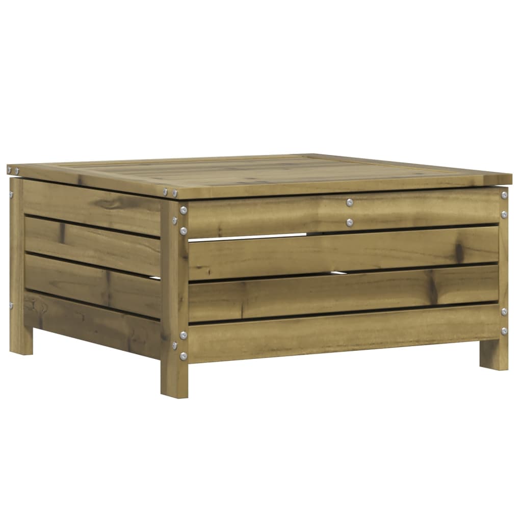 vidaXL Salon de jardin 4 pcs en pin imprégné
