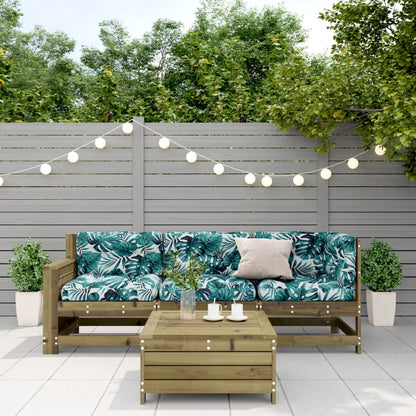 vidaXL 4-tlg. Garten-Lounge-Set mit Kissen Kiefernholz Imprägniert