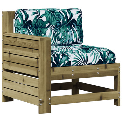 vidaXL 4-tlg. Garten-Lounge-Set mit Kissen Kiefernholz Imprägniert