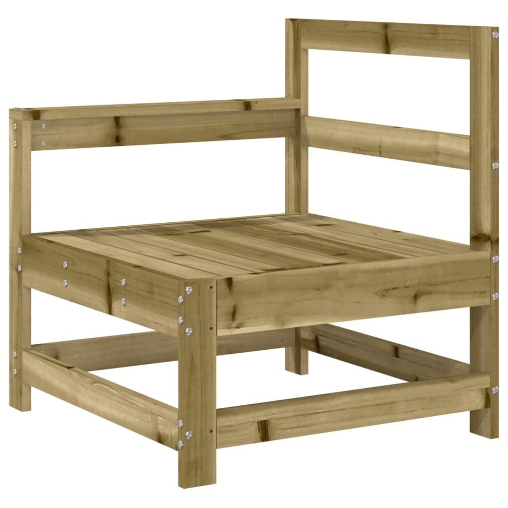 vidaXL Salon de jardin 4 pcs en pin imprégné