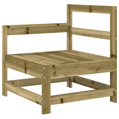 vidaXL Salon de jardin 4 pcs en pin imprégné