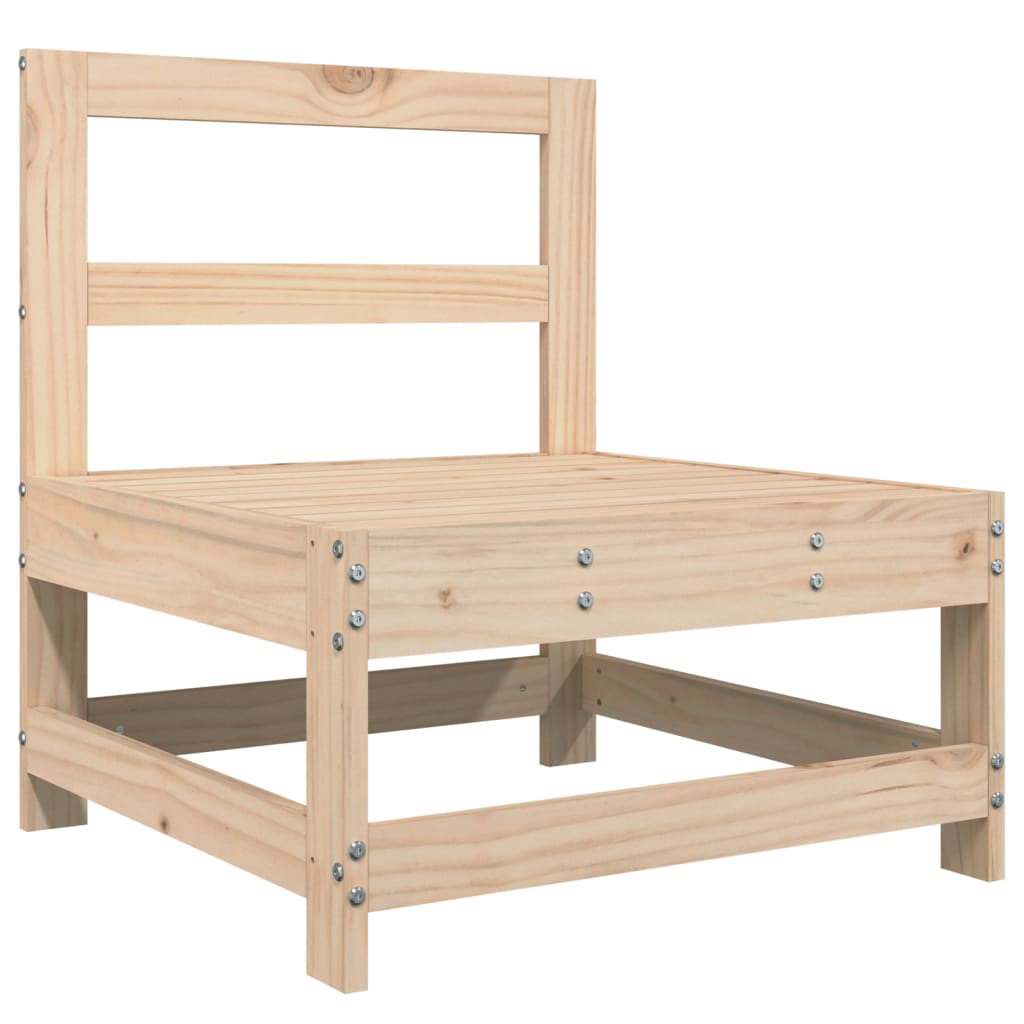 vidaXL 4-tlg. Garten-Sofagarnitur Massivholz Kiefer