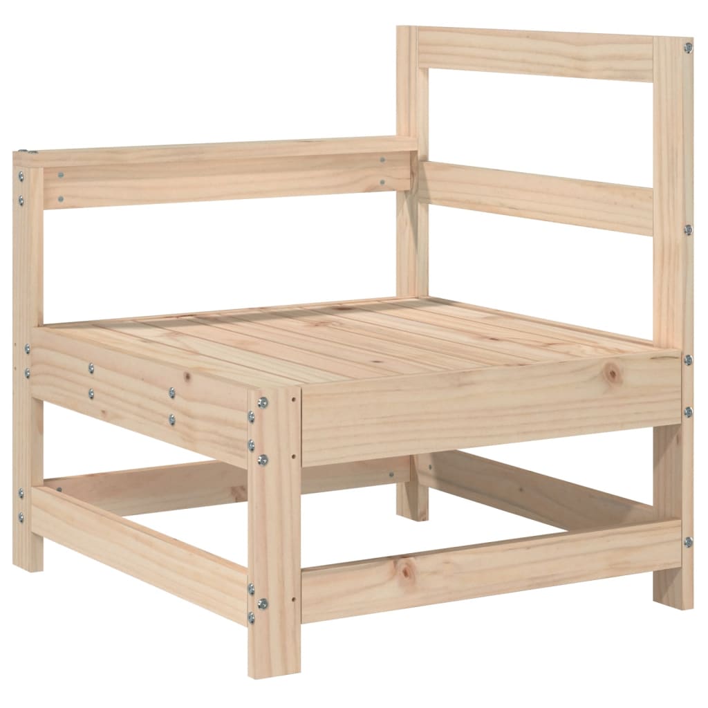 vidaXL 4-tlg. Garten-Sofagarnitur Massivholz Kiefer