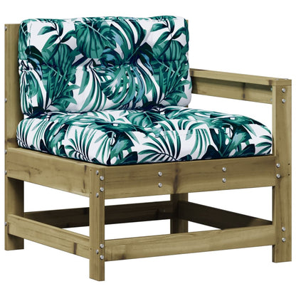 vidaXL 4-tlg. Garten-Lounge-Set mit Kissen Kiefernholz Imprägniert