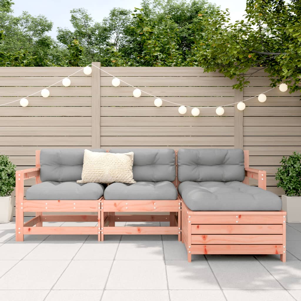 vidaXL Salon de jardin 4 pcs Bois de douglas massif
