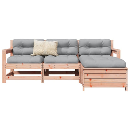 vidaXL Salon de jardin 4 pcs Bois de douglas massif