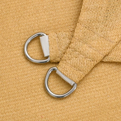 vidaXL Sonnensegel 160 g/m² Quadratisch Sandfarbe 4x4 m HDPE