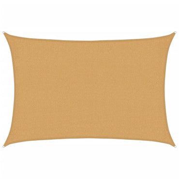 vidaXL Sonnensegel 160 g/m² Rechteckig Sandfarben 2x2,5 m HDPE