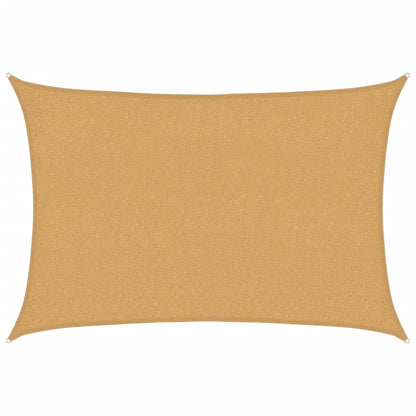 vidaXL Sonnensegel 160 g/m² Rechteckig Sandfarben 2x2,5 m HDPE
