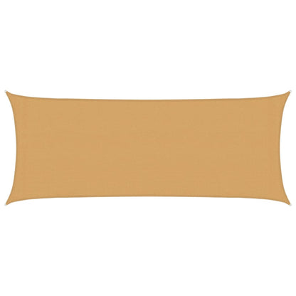 vidaXL Sonnensegel 160 g/m² Rechteckig Sandfarben 2x4,5 m HDPE