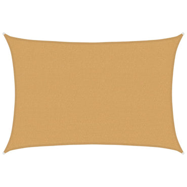 vidaXL Sonnensegel 160 g/m² Rechteckig Sandfarben 2,5x4 m HDPE