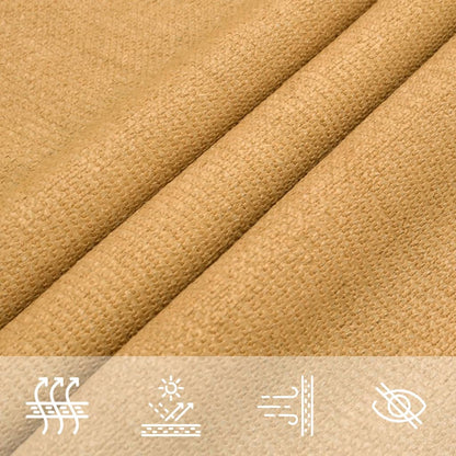 vidaXL Sonnensegel 160 g/m² Rechteckig Sandfarben 2,5x5 m HDPE