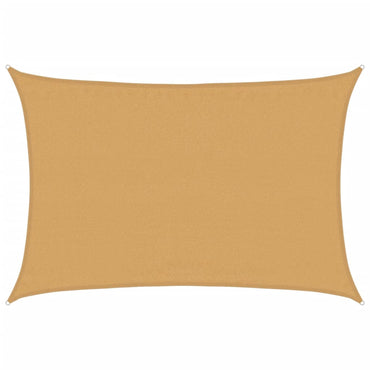 vidaXL Sonnensegel 160 g/m² Rechteckig Sandfarben 3,5x5 m HDPE