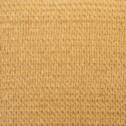 vidaXL Sonnensegel 160 g/m² Dreieckig Sandfarben 3x3x3 m HDPE