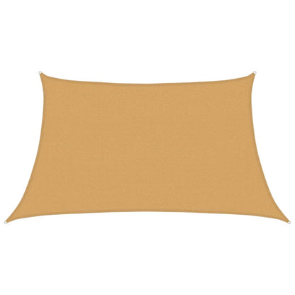 vidaXL Sonnensegel 160 g/m² Trapez Hellgrau 3/4x2 m HDPE