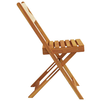 vidaXL Chaises de jardin 6 pcs Pliantes Beige Bois d'acacia massif