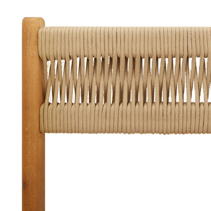 vidaXL Chaises de jardin 6 pcs Pliantes Beige Bois d'acacia massif