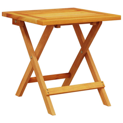 vidaXL Chaises de jardin 2 pcs Pliantes avec table Noir Bois massif