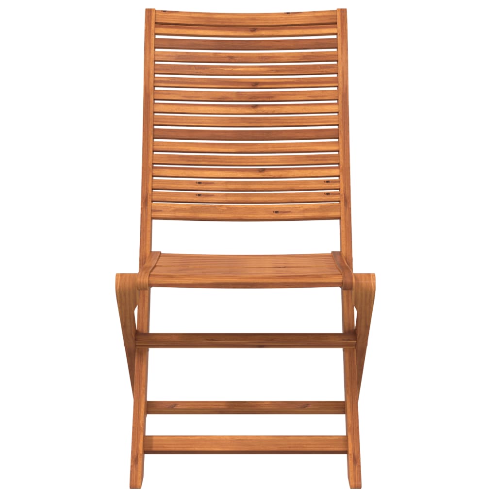 vidaXL Gartenstühle 6 Stk. Klappbar 51x66x95 cm Massivholz Akazie