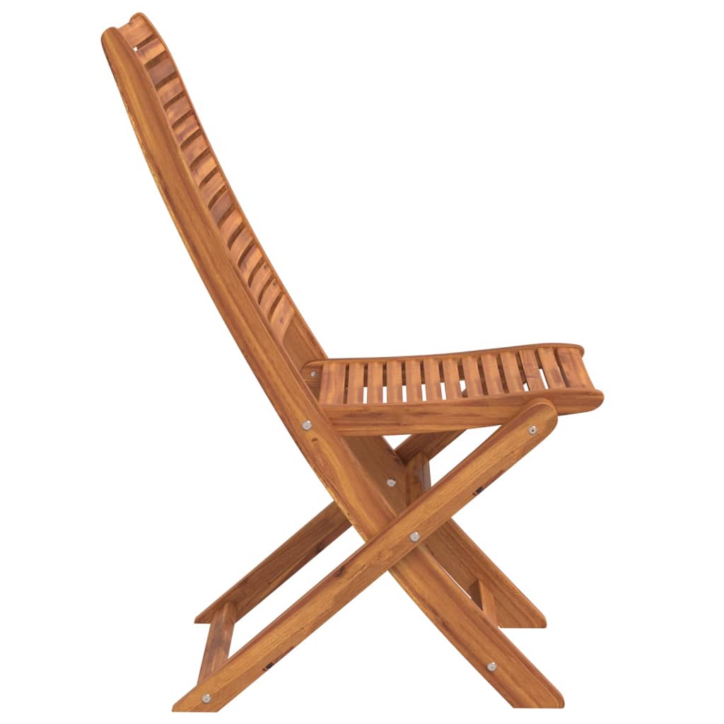 vidaXL Gartenstühle 6 Stk. Klappbar 51x66x95 cm Massivholz Akazie