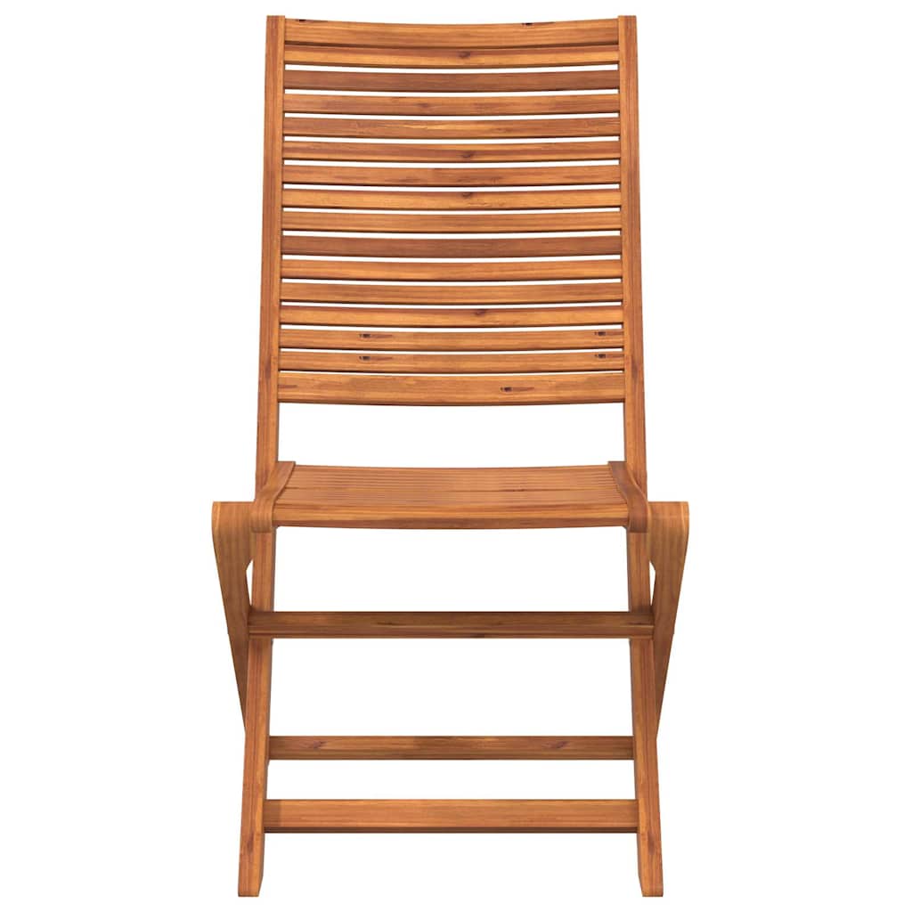 vidaXL Gartenstühle 8 Stk. Klappbar 51x66x95 cm Massivholz Akazie