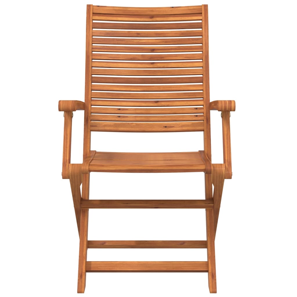 vidaXL Gartenstühle 6 Stk. Klappbar 57x66x95 cm Massivholz Akazie