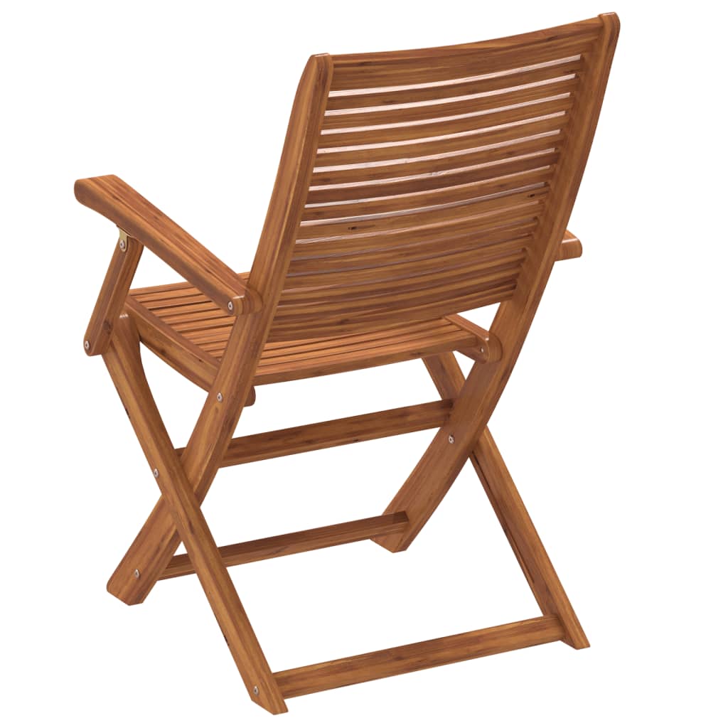 vidaXL Gartenstühle 6 Stk. Klappbar 57x66x95 cm Massivholz Akazie