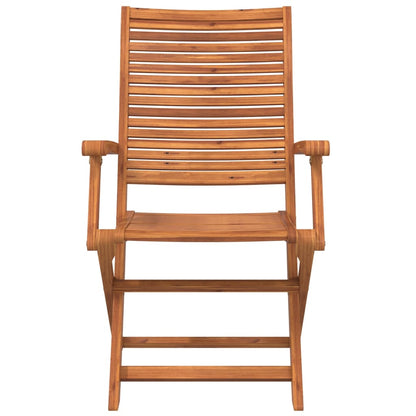 vidaXL Gartenstühle 8 Stk. Klappbar 57x66x95 cm Massivholz Akazie