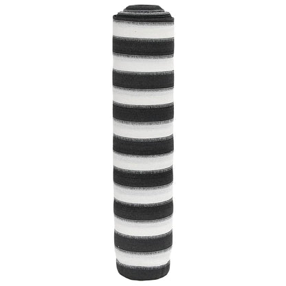 vidaXL Brise-vue anthracite et blanc 1,2x10 m HDPE 75 g/m²