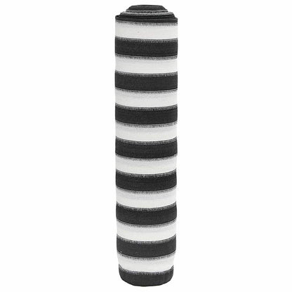 vidaXL Zaunblende Anthrazit und Weiß 2x25 m HDPE 150 g/m²