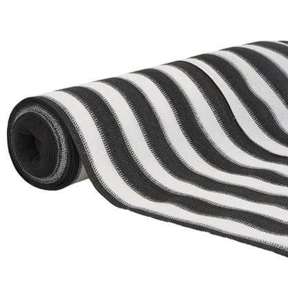 vidaXL Zaunblende Anthrazit und Weiß 1,5x25 m HDPE 195 g/m²