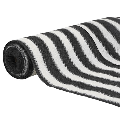 vidaXL Zaunblende Anthrazit und Weiß 1,5x50 m HDPE 195 g/m²