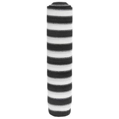 vidaXL Zaunblende Anthrazit und Weiß 2x50 m HDPE 195 g/m²