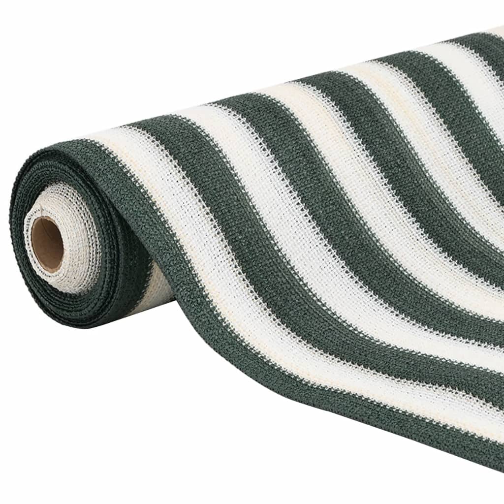 vidaXL Zaunblende Grün und Weiß 1,8x50 m HDPE 75 g/m²