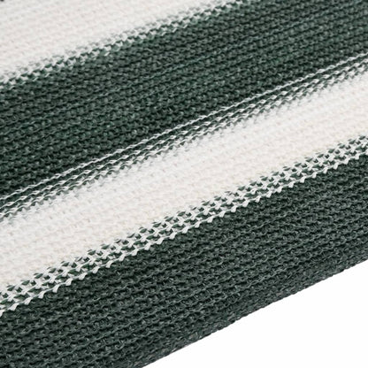 vidaXL Zaunblende Grün und Weiß 3,6x10 m HDPE 75 g/m²