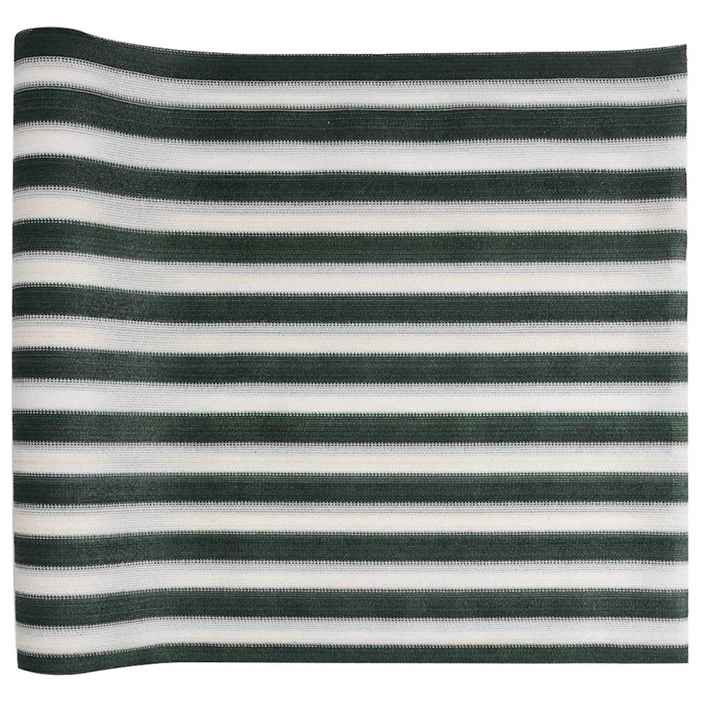 vidaXL Brise-vue vert et blanc 1,8x25 m HDPE 195 g/m²