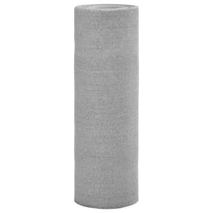 vidaXL Zaunblende Hellgrau 1,5x25 m HDPE 75 g/m²
