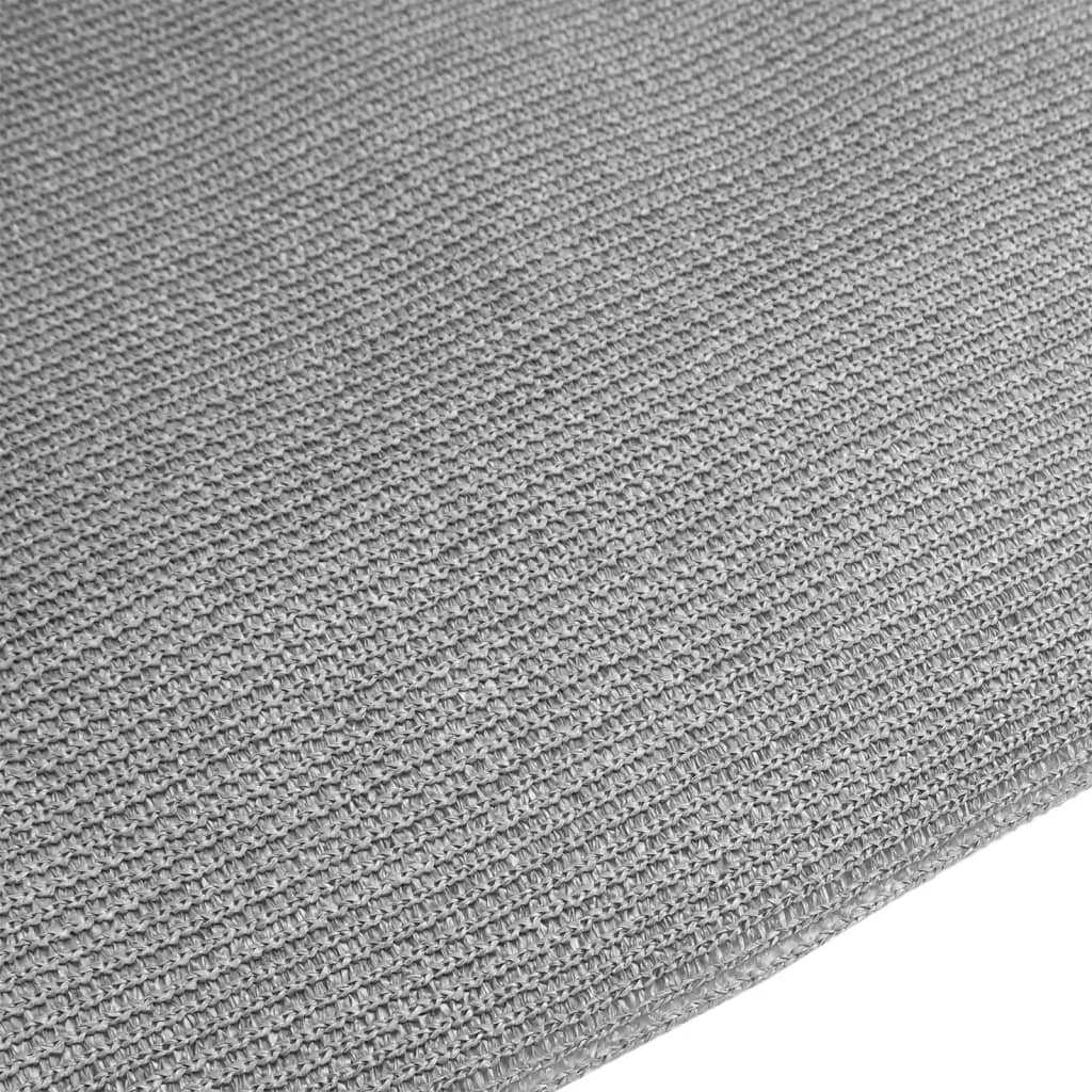 vidaXL Zaunblende Hellgrau 1,5x25 m HDPE 75 g/m²