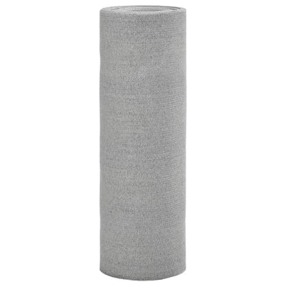 vidaXL Zaunblende Hellgrau 2x10 m HDPE 75 g/m²